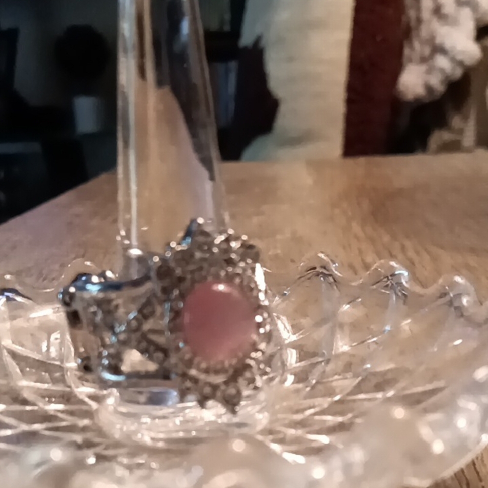 Paparazzi Pink and Silver Ornate Ring
